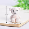 Kawaii Bear Figurine Miniature Ornament