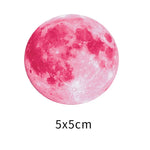 3D Luminous Moon Glow Wall Sticker