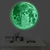 3D Luminous Moon Glow Wall Sticker