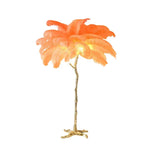 Nordic Ostrich Feather Floor Lamp