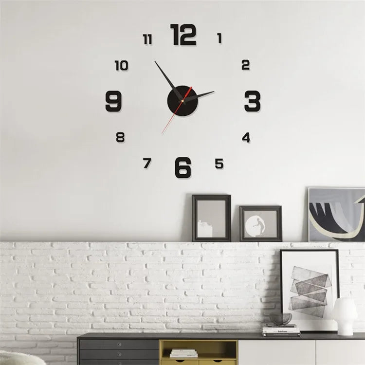 DIY Frameless 3D Wall Clock