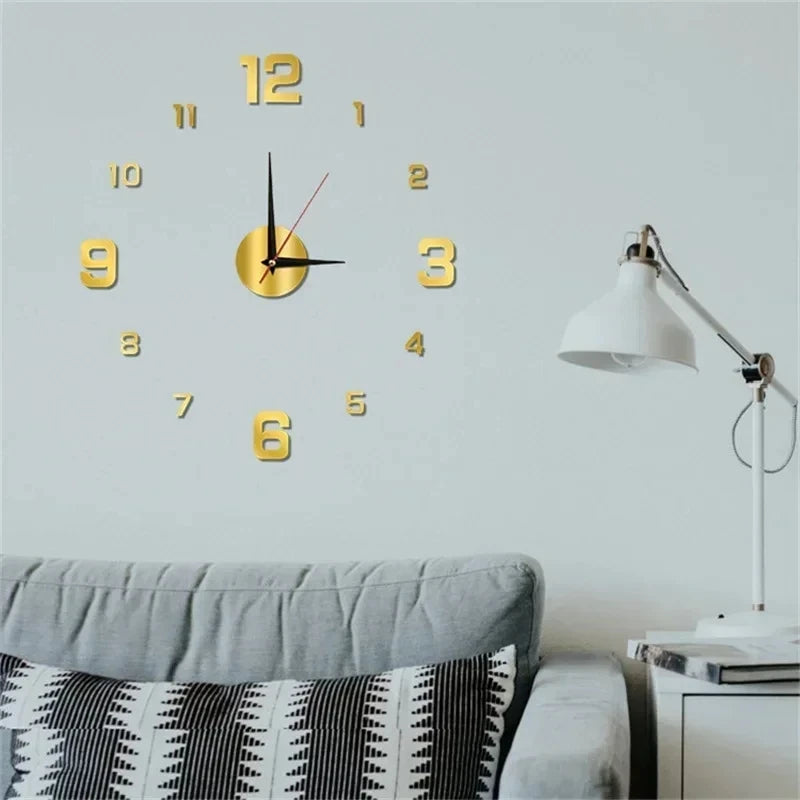 DIY Frameless 3D Wall Clock