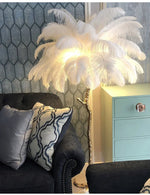 Nordic Ostrich Feather Floor Lamp