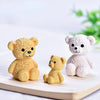 Kawaii Bear Figurine Miniature Ornament