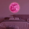 3D Luminous Moon Glow Wall Sticker