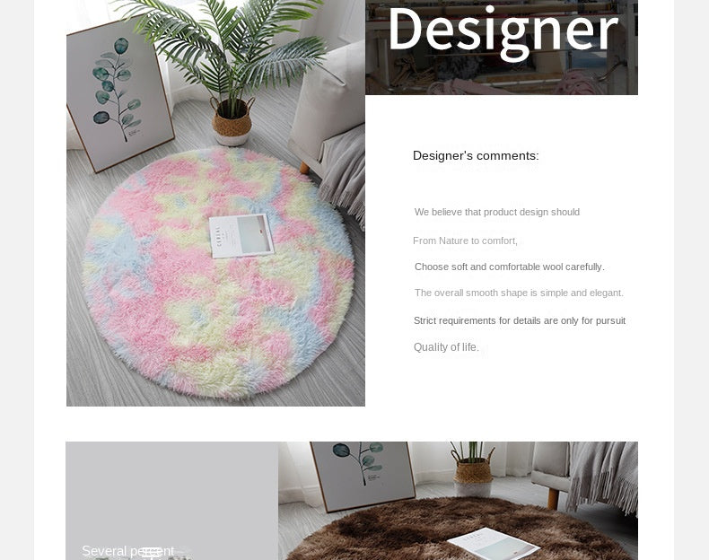 Super Soft Plush Round Rug