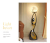 Luxury Resin Sculpture LED Floor Lamp