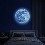 3D Luminous Moon Glow Wall Sticker