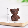 Kawaii Bear Figurine Miniature Ornament