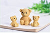 Kawaii Bear Figurine Miniature Ornament