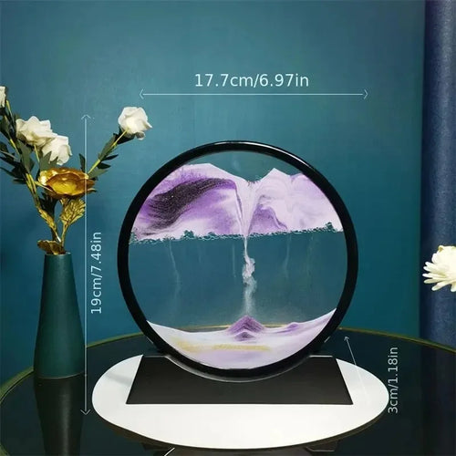 3D Hourglass Moving Sand Art