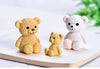 Kawaii Bear Figurine Miniature Ornament