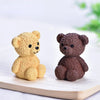 Kawaii Bear Figurine Miniature Ornament